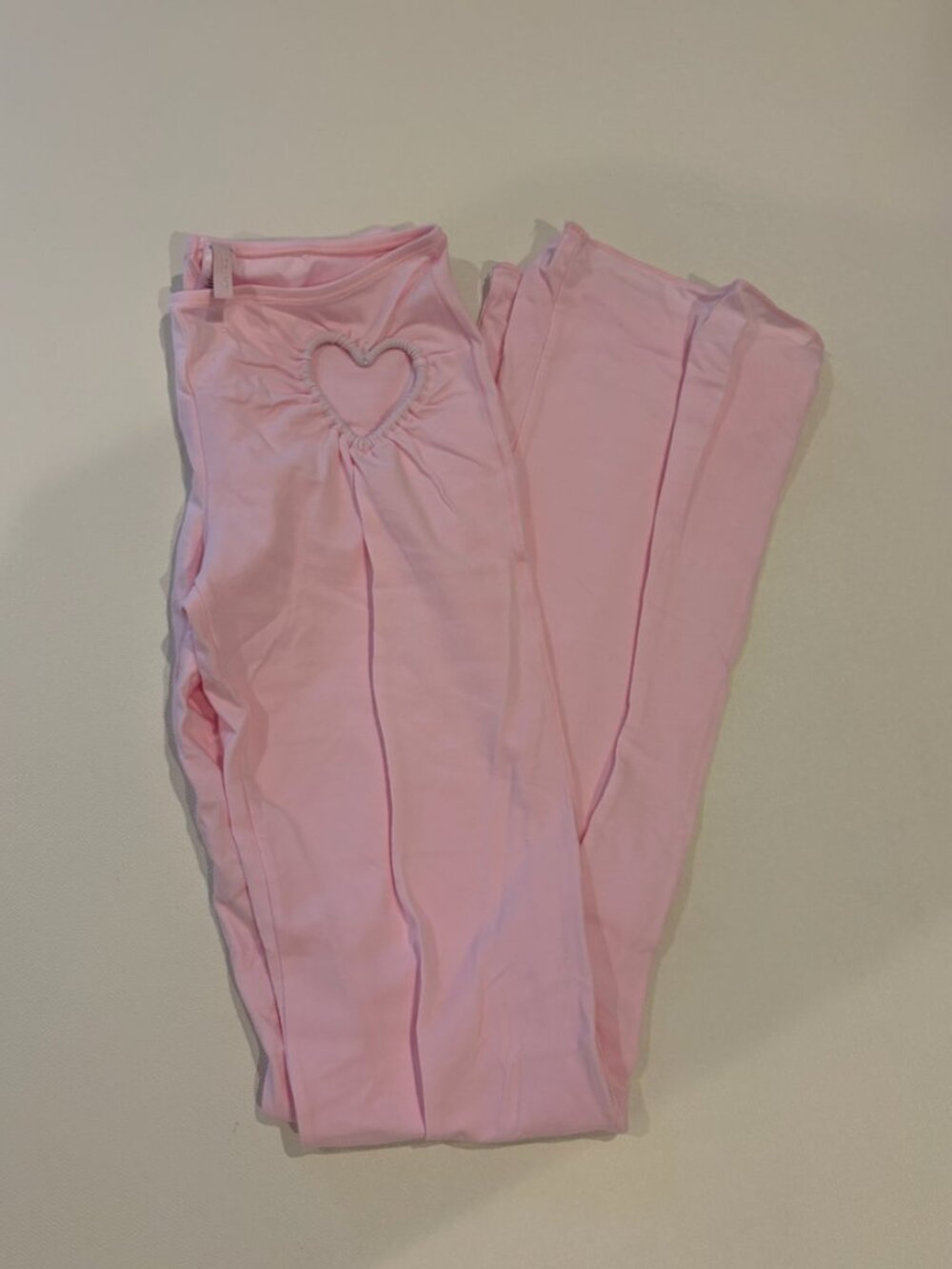 SKIMS Heart Cutout Flare Pants Cherry Blossom Pink XS Rare